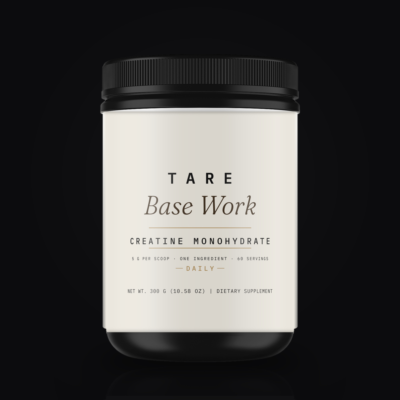 TARE Base Work creatine jar